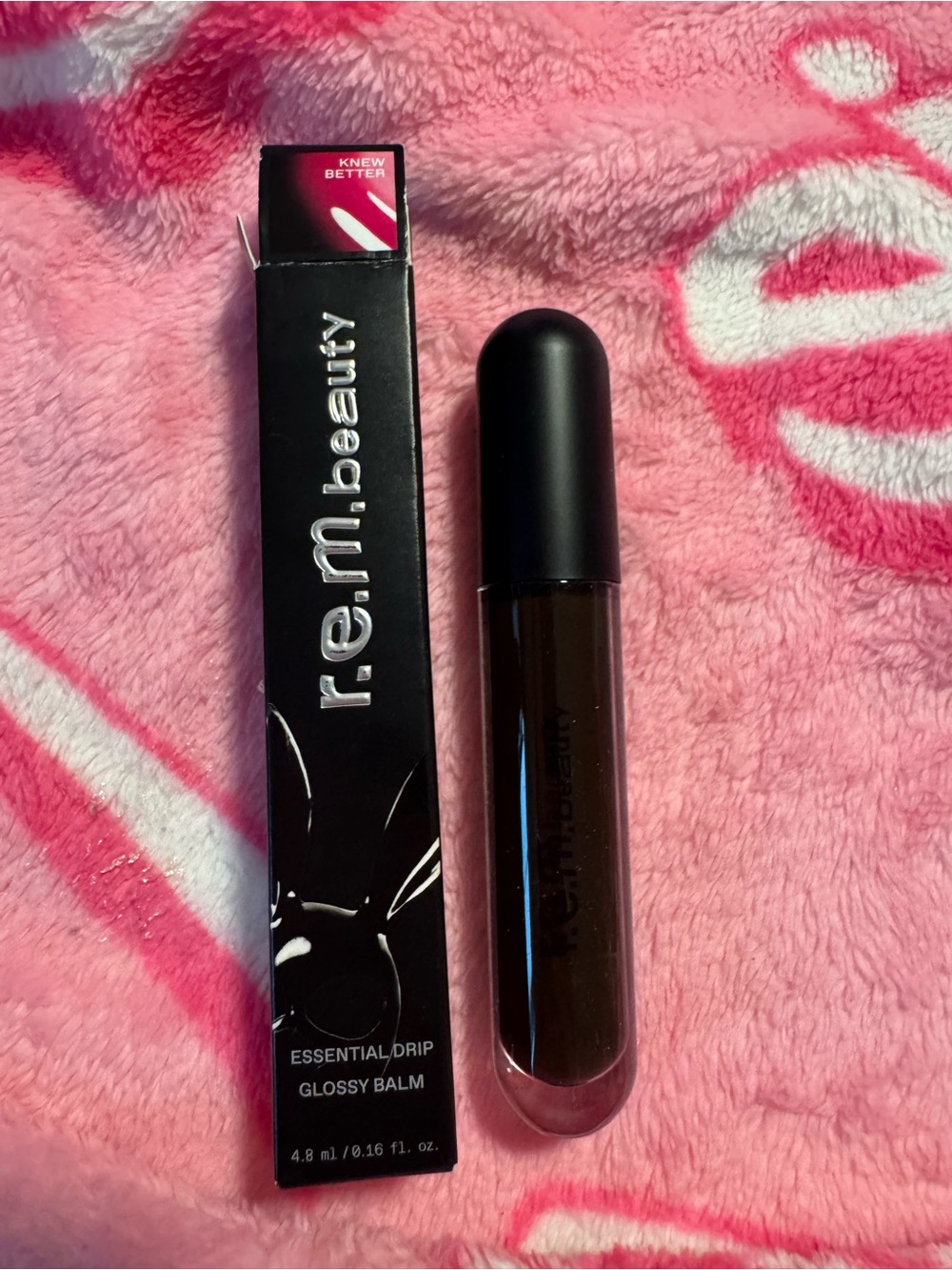 Rem Beauty Ariana Grande New In Box Essentials Drip Glossy Balm- Knew Better